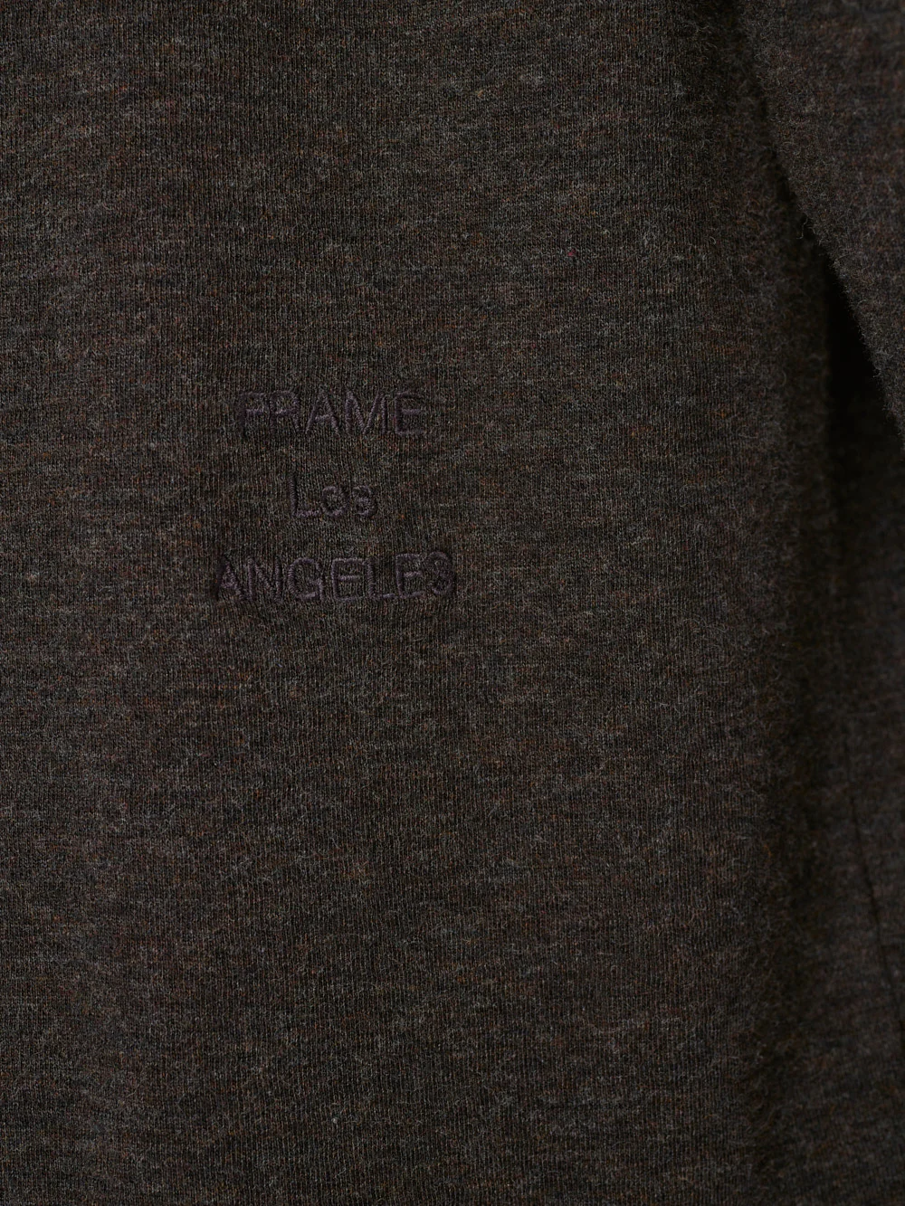 Duo Fold Long Sleeve Crew -- Heather Espresso