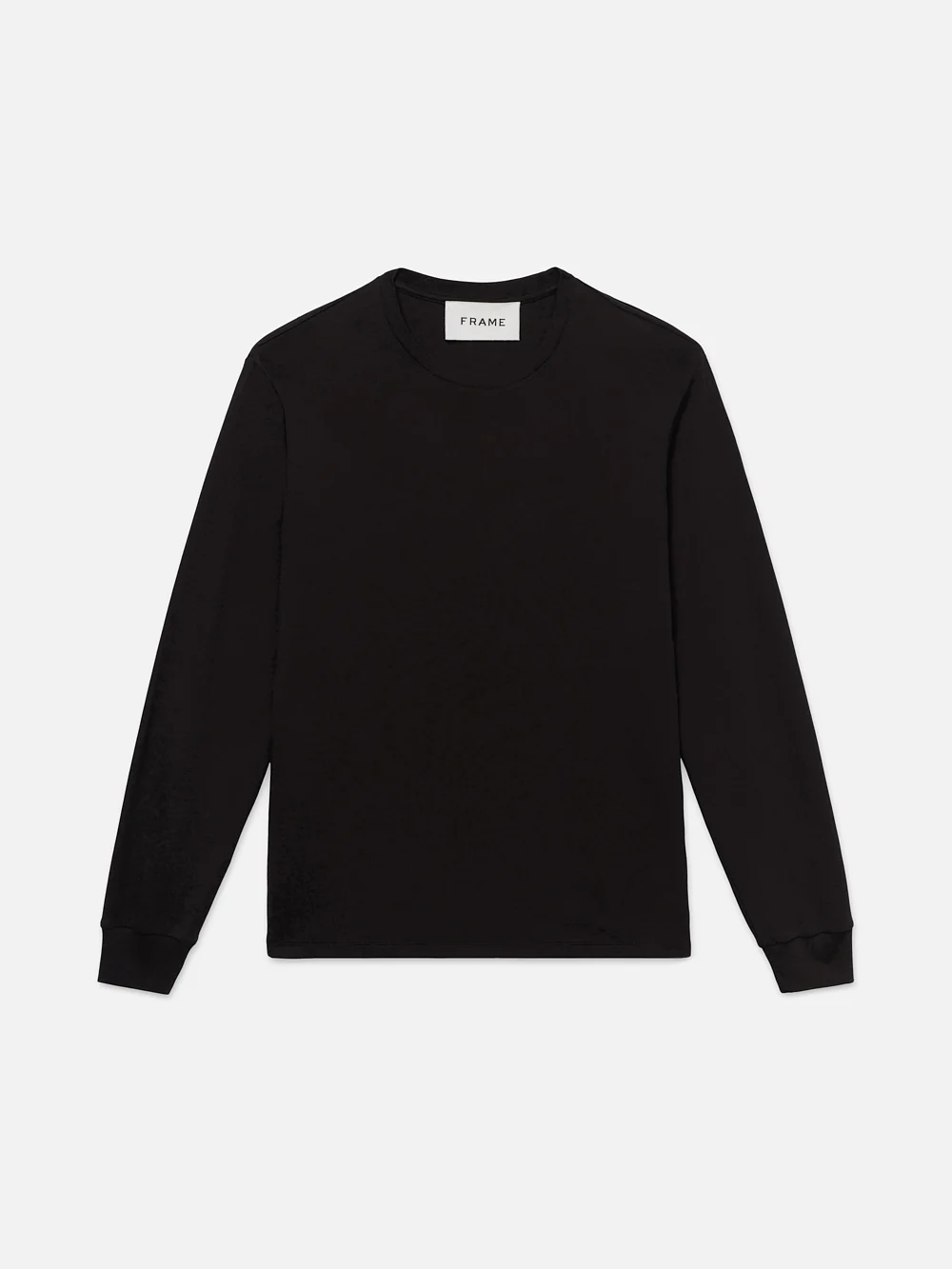 Duo Fold Long Sleeve Crew -- Noir