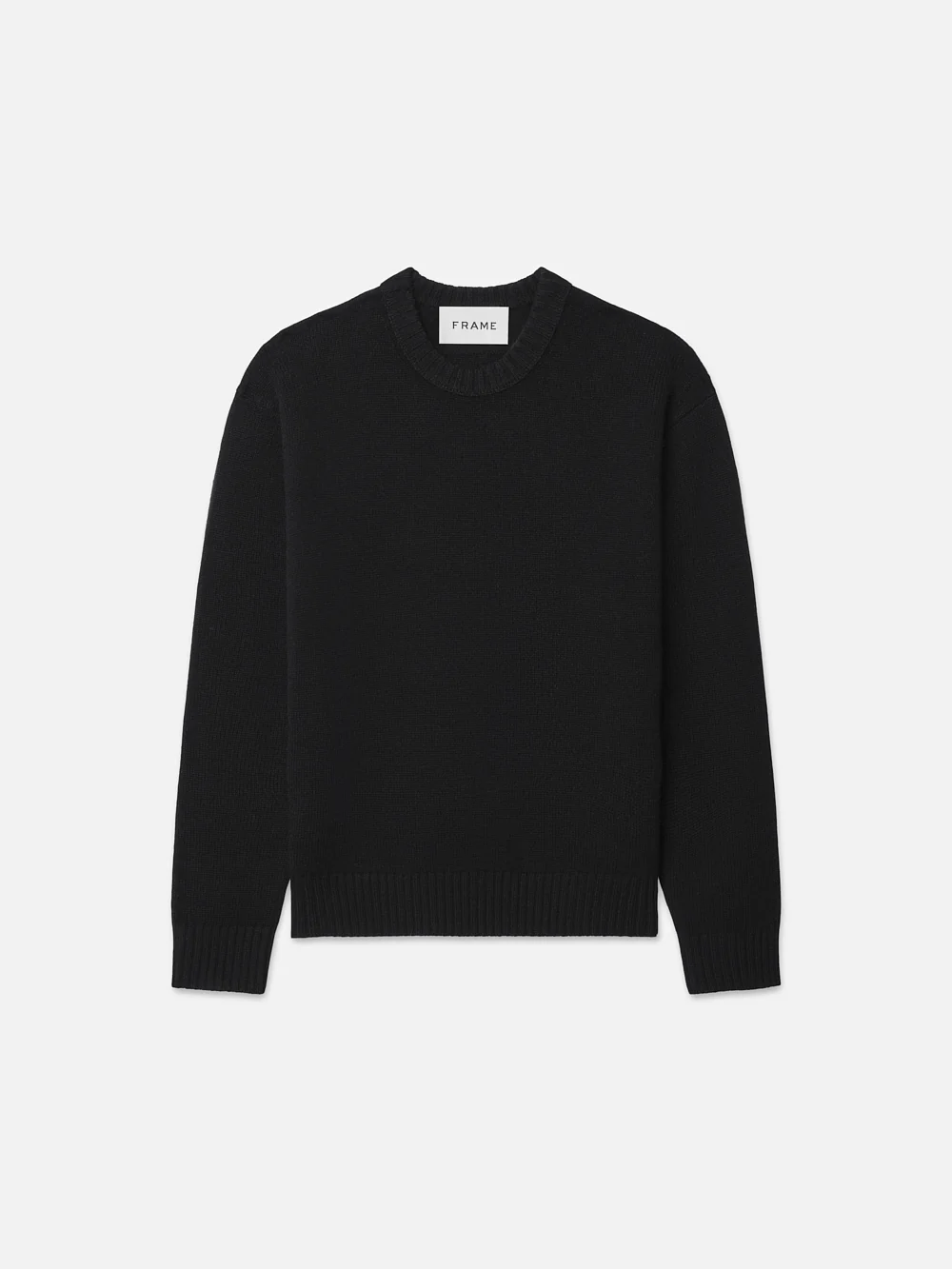The Cashmere Crewneck Sweater -- Noir