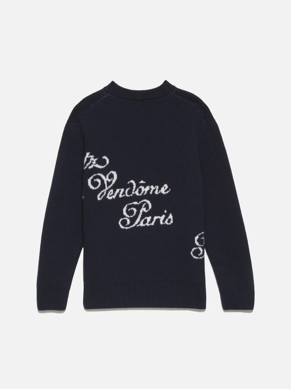 Ritz Mens Crew Sweater -- Navy Multi