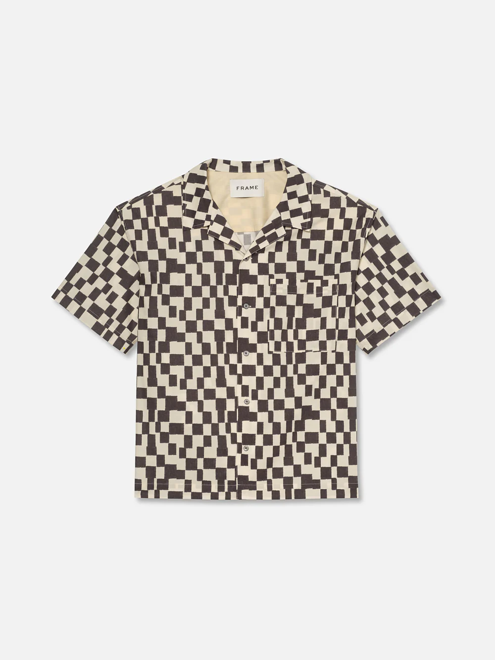 Vintage Print Shirt -- Dark Navy