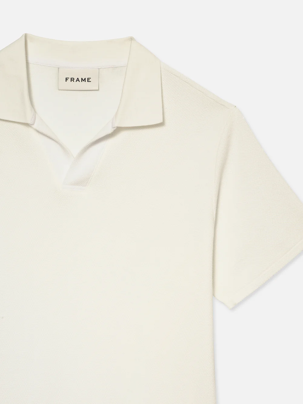 Jacquard Polo -- Off White
