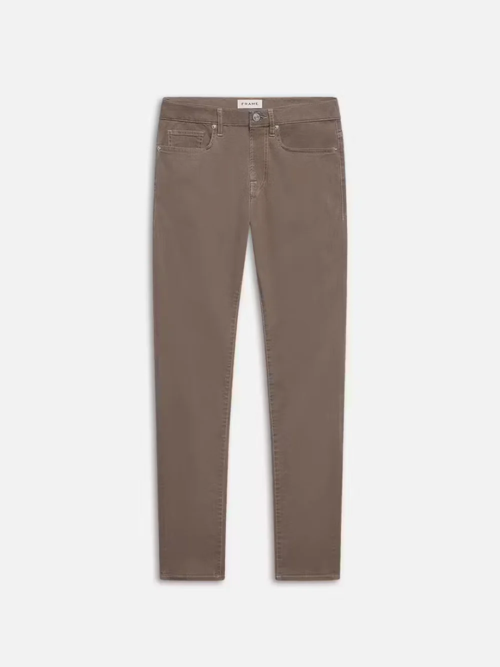 L'Homme Slim Brushed Twill -- Dusty Grey