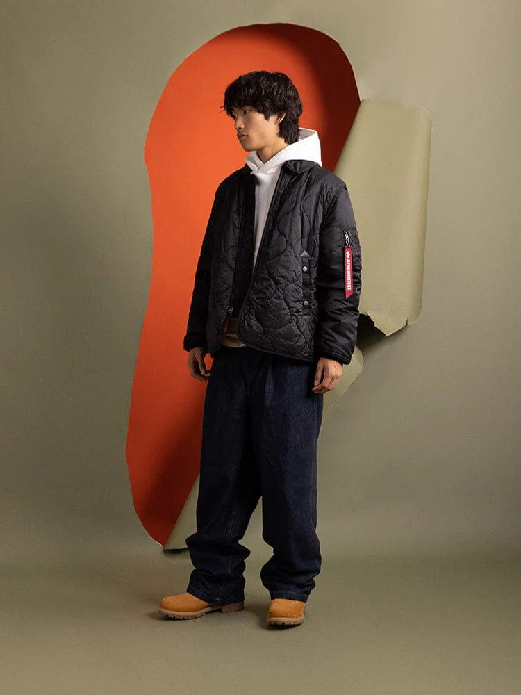 MIXED MEDIA UTILITY JACKET