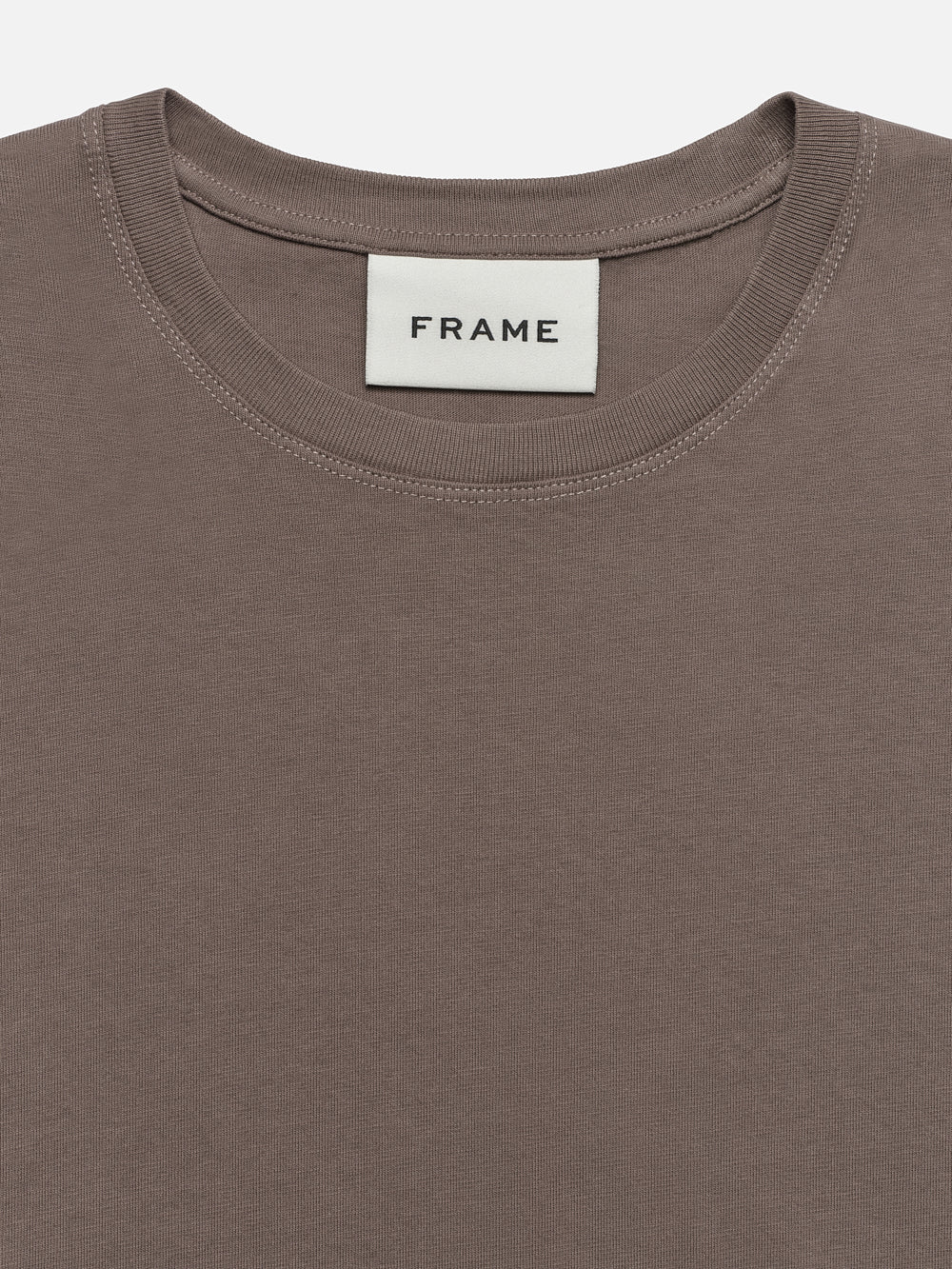 FRAME Logo Tee -- Dry Rose