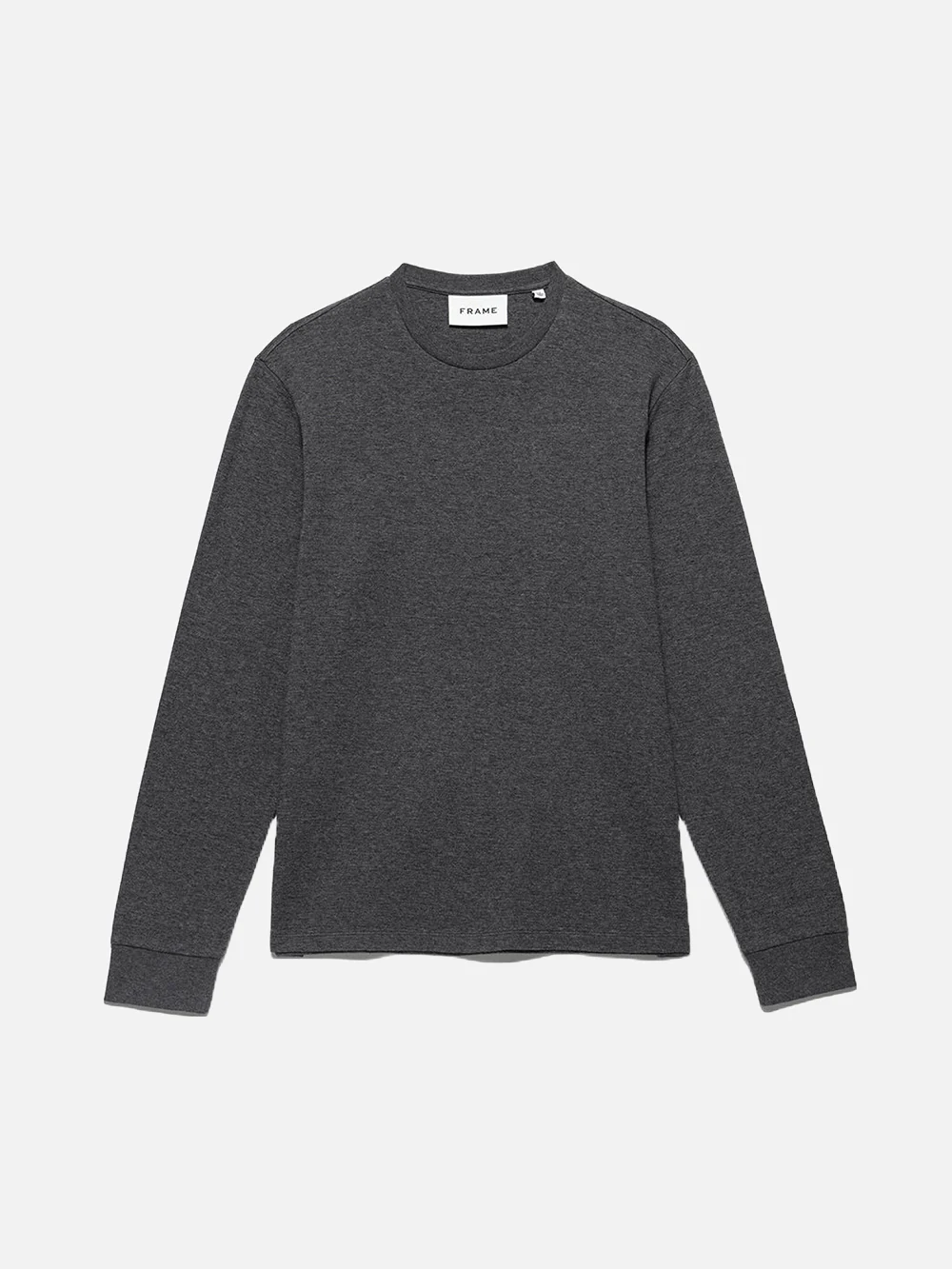 Duo Fold Long Sleeve Crew -- Heather Charcoal Grey