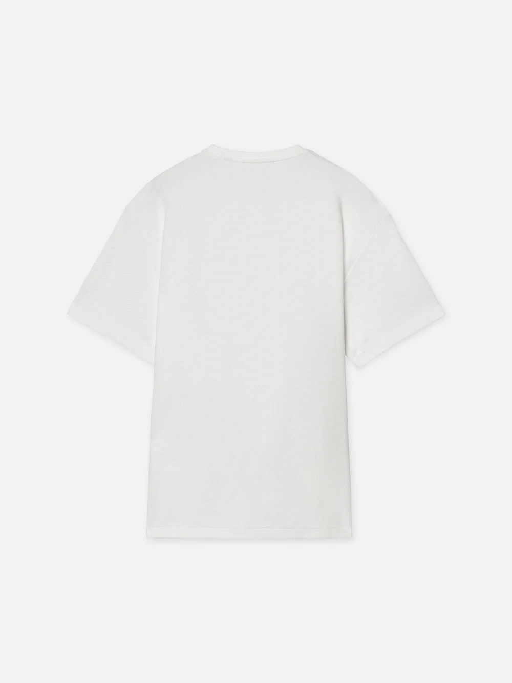 Jacquard Relaxed Tee -- Off White