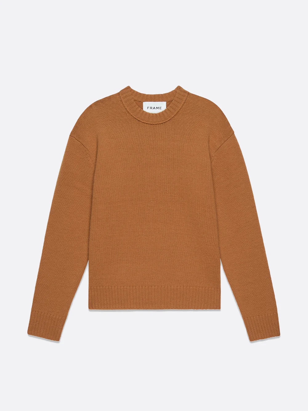 The Cashmere Crewneck Sweater -- Rust