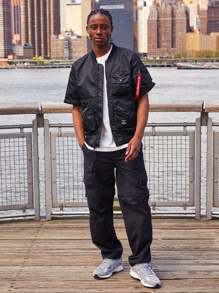 L-2B SHORT SLEEVE BOMBER JACKET