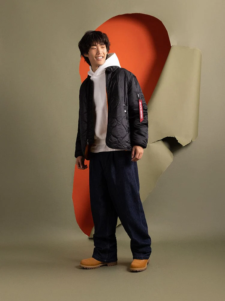 MIXED MEDIA UTILITY JACKET