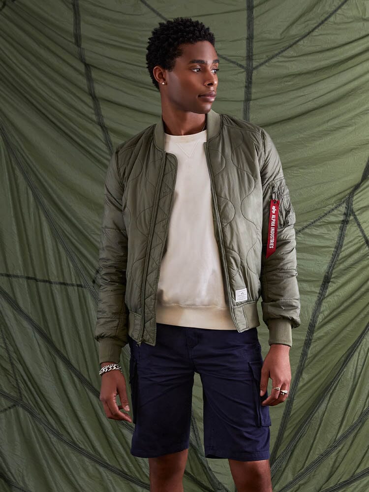 L-2B QUILTED BOMBER JACKET