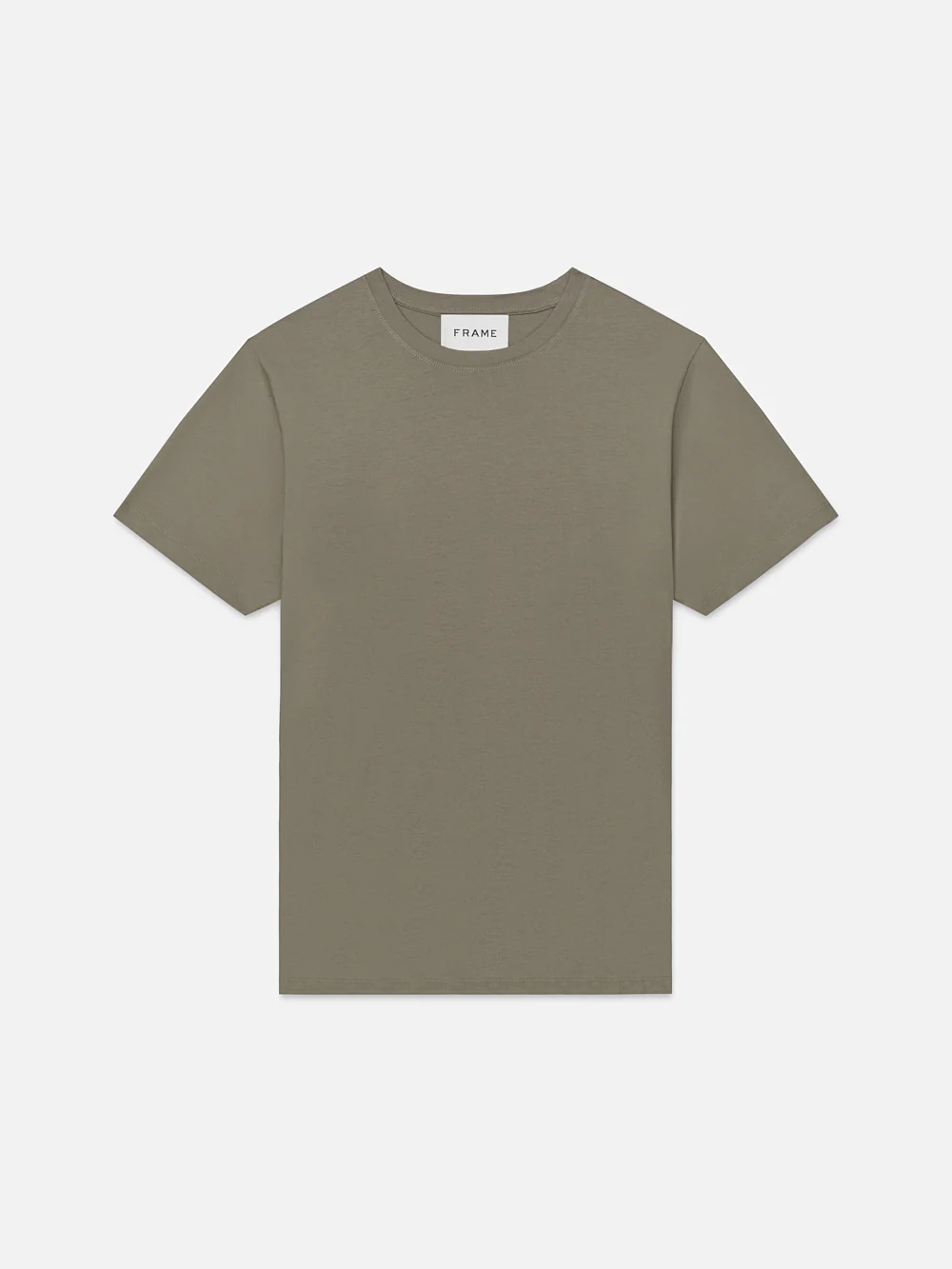 FRAME Logo Tee -- Stone Beige