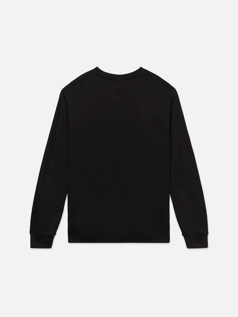 Duo Fold Long Sleeve Crew -- Noir