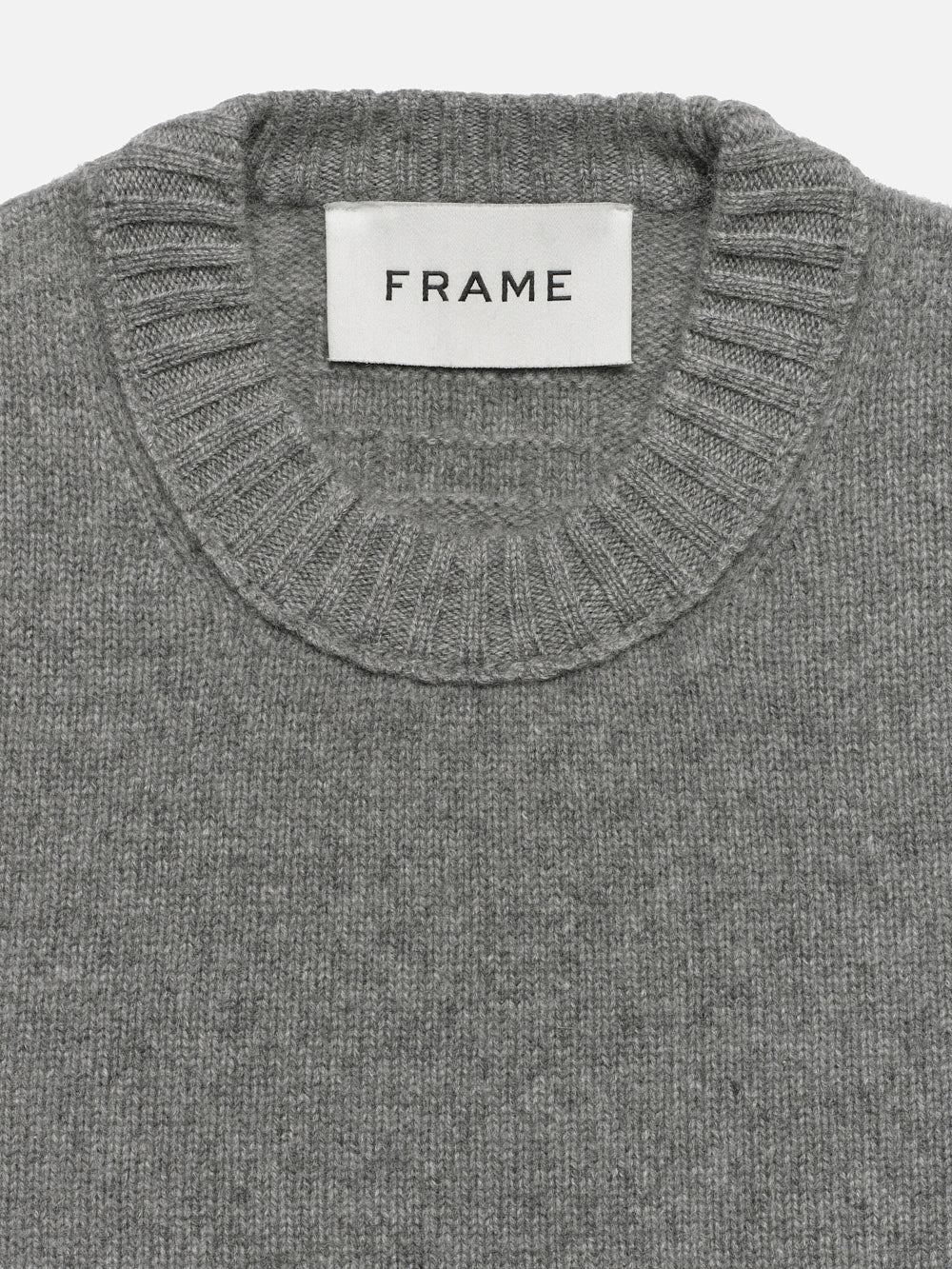 The Cashmere Crewneck Sweater -- Gris