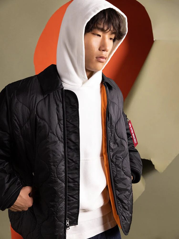 MIXED MEDIA UTILITY JACKET