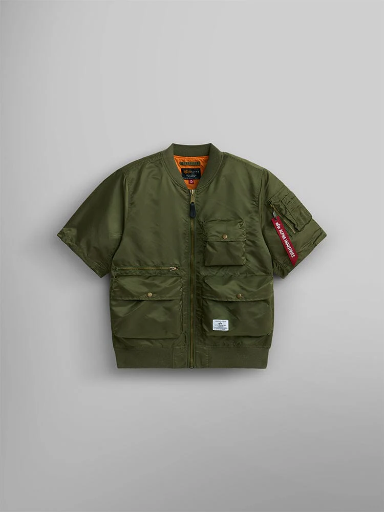 L-2B SHORT SLEEVE BOMBER JACKET