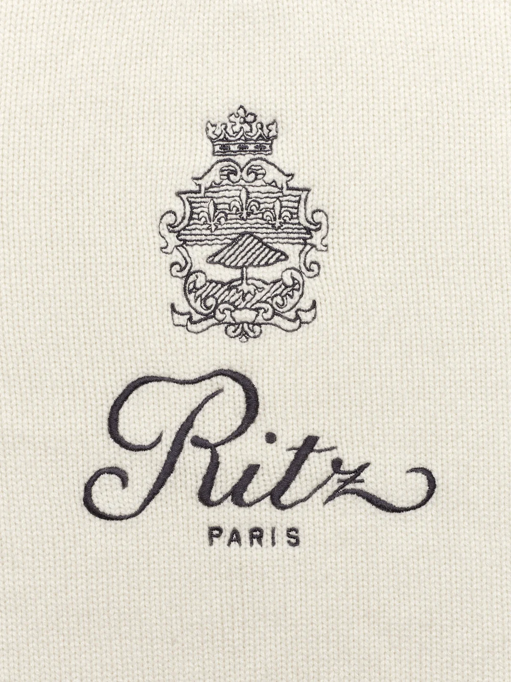 Ritz Unisex Cashmere Sweater -- Off White