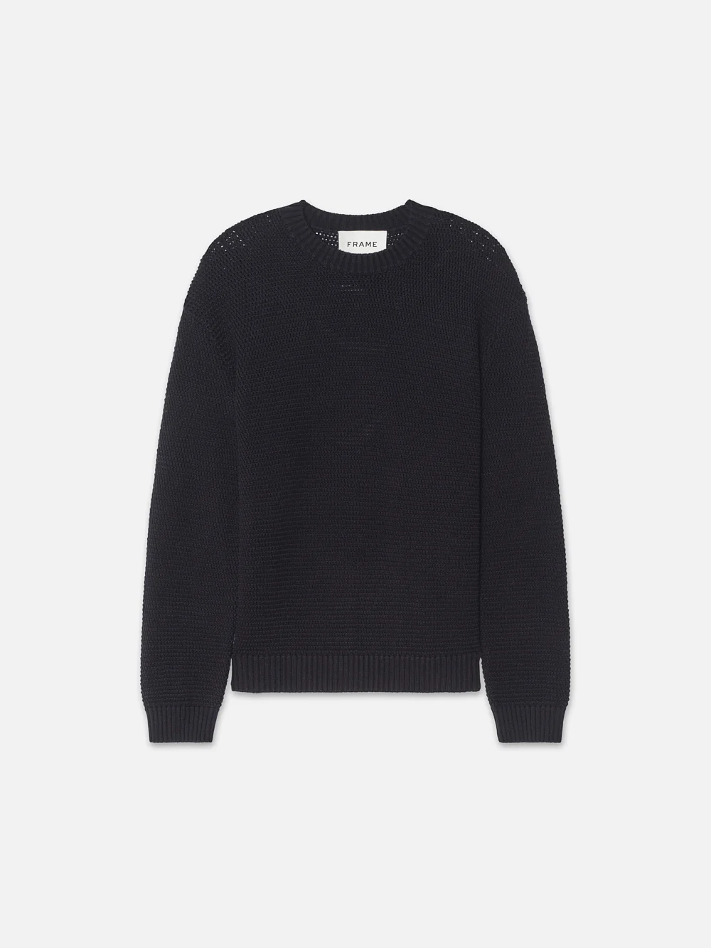 Cotton Blend Sweater -- Midnight Blue