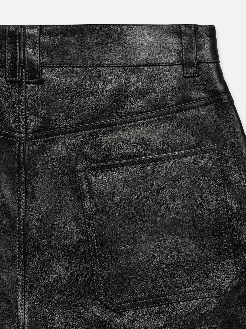 Leather Trouser -- Black