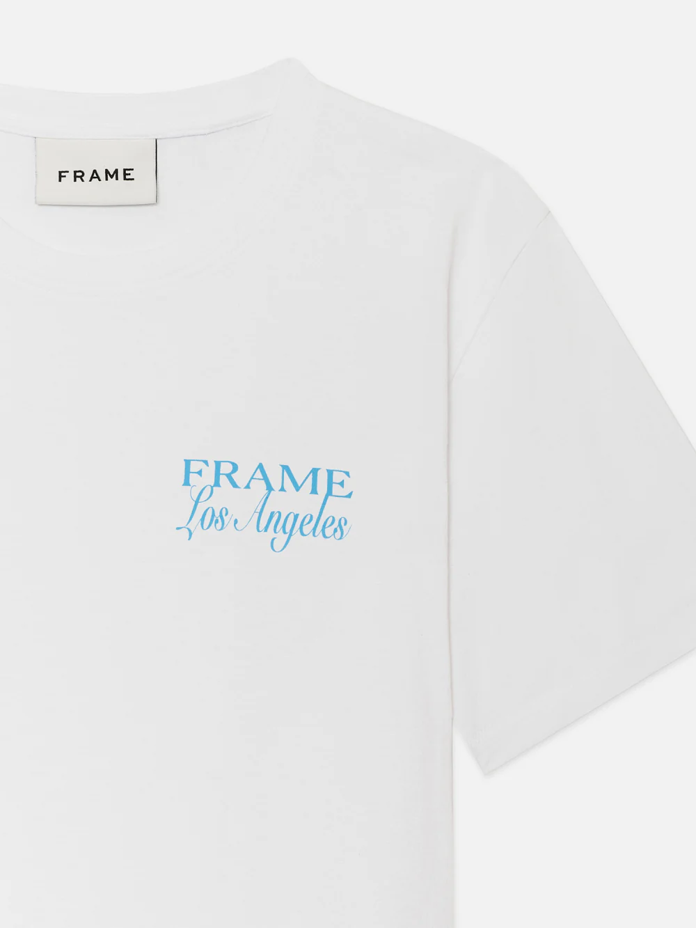 FRAME LA Logo Tee -- White