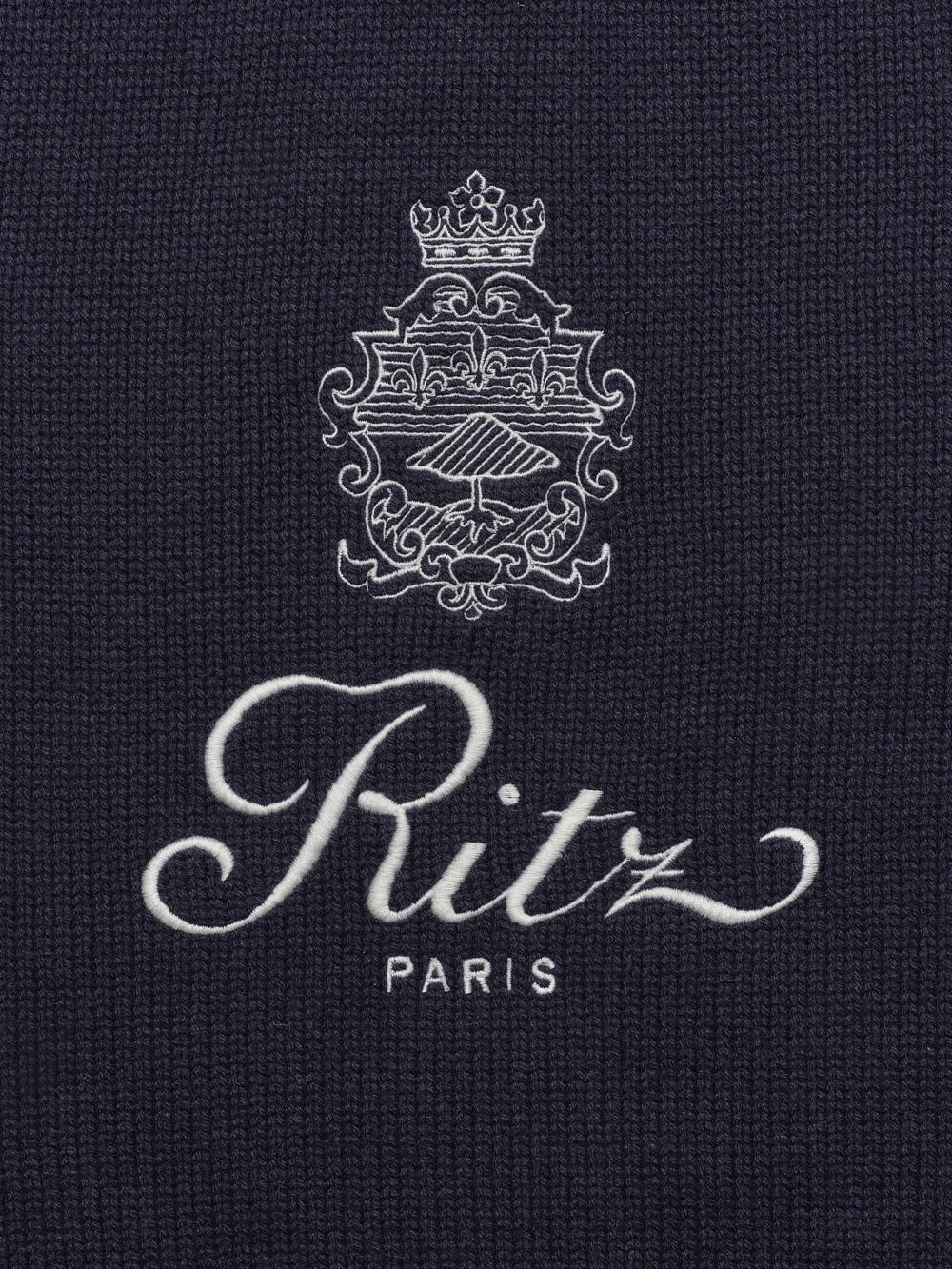 Ritz Unisex Cashmere Sweater -- Navy