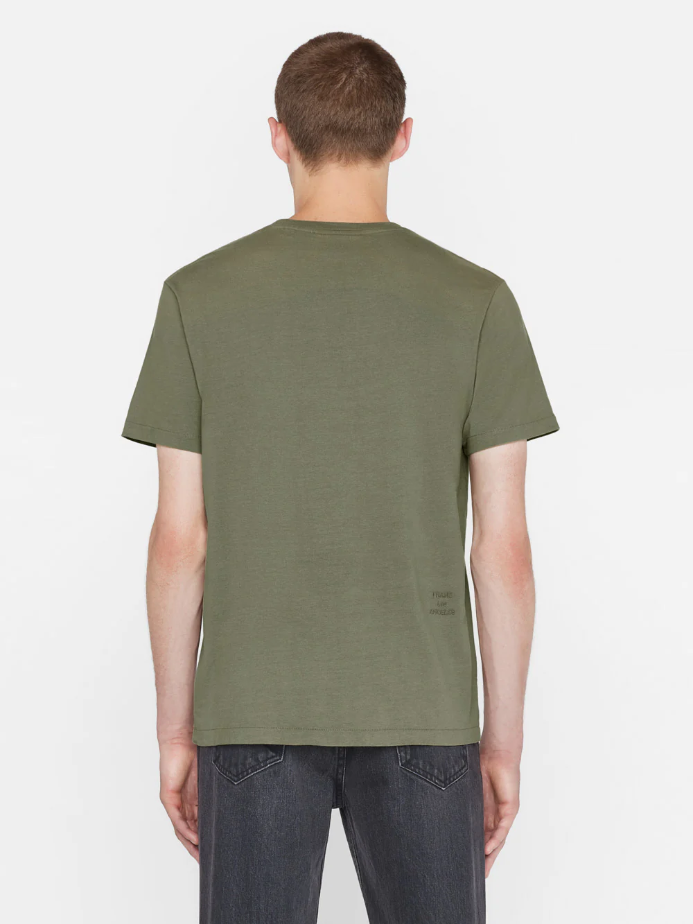 FRAME Logo Tee -- Khaki Green