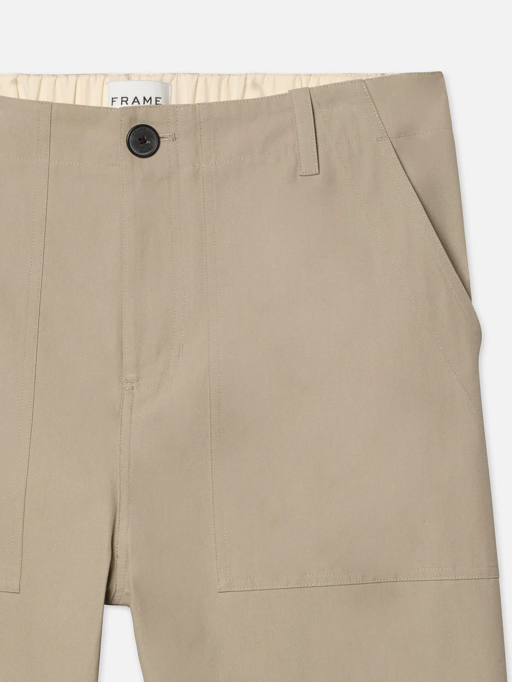 Patch Traveler Pants -- Dark Beige