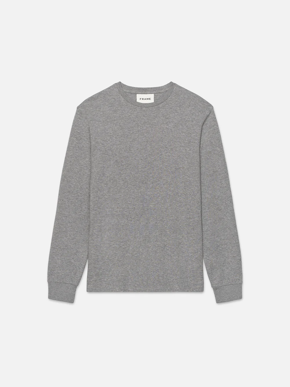 Duo Fold Long Sleeve Crew -- Heather Grey