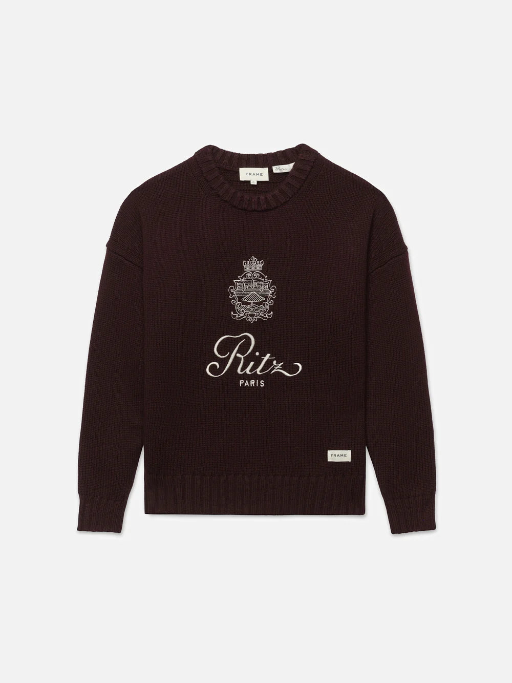 Ritz Unisex Cashmere Sweater -- Bordeaux