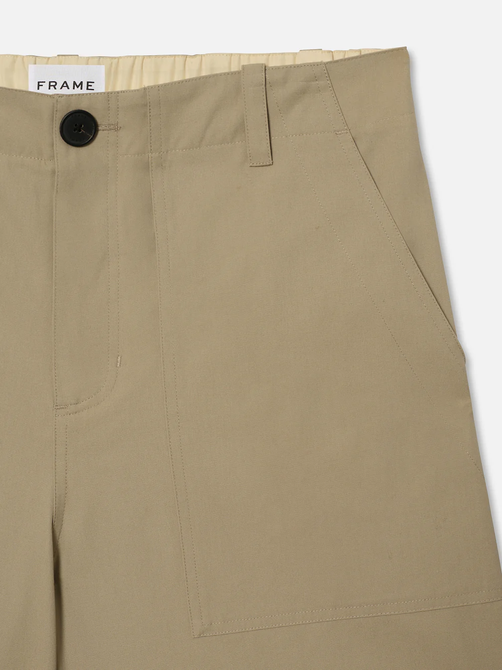 Patch Traveler Short -- Dark Beige