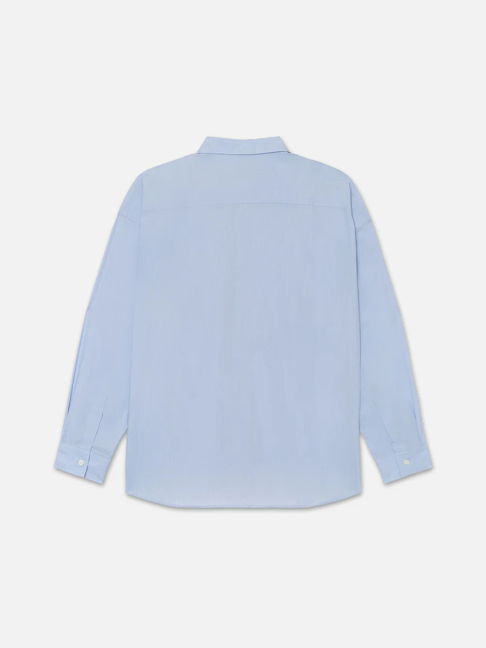 Relaxed Cotton Shirt -- Light Blue