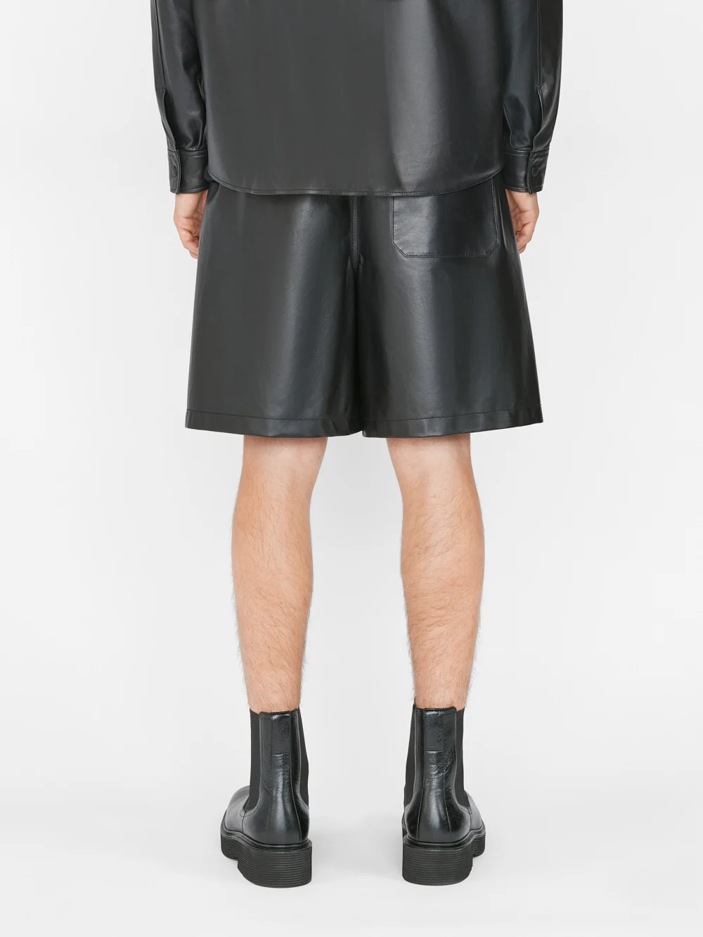 Leather Short -- Noir