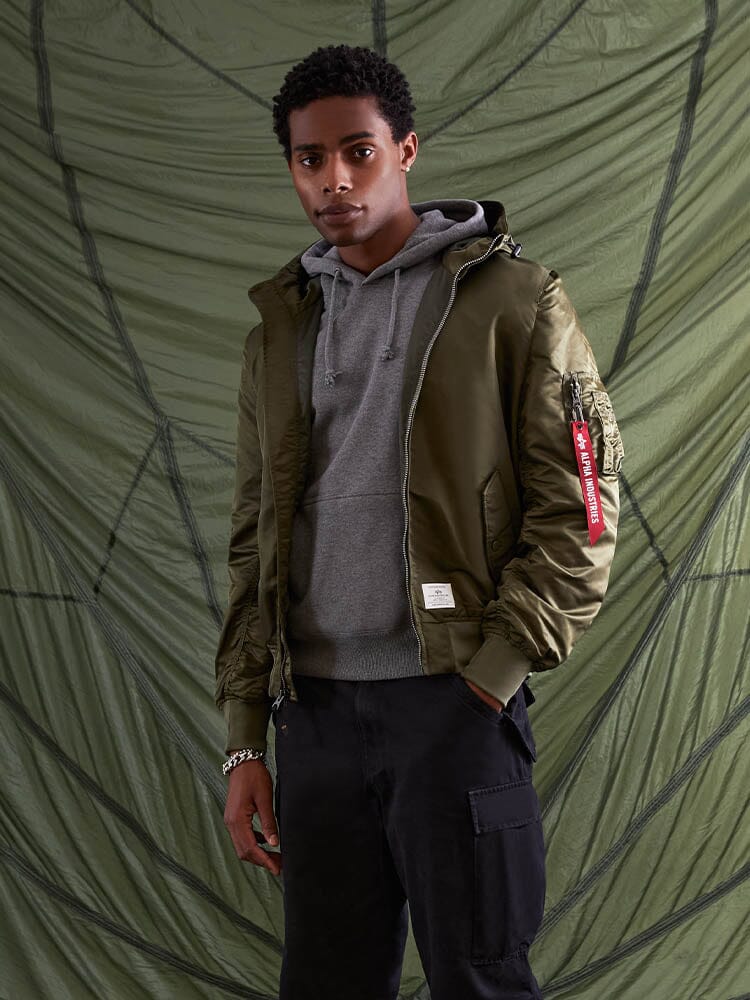 L-2B HOODED GEN II BOMBER JACKET