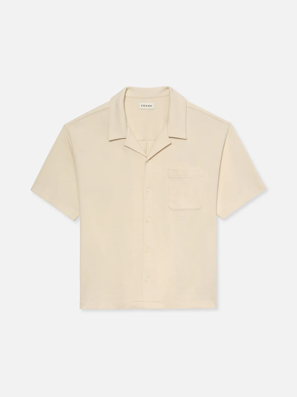 Duo Fold Relaxed Short Sleeve Shirt -- White Sand