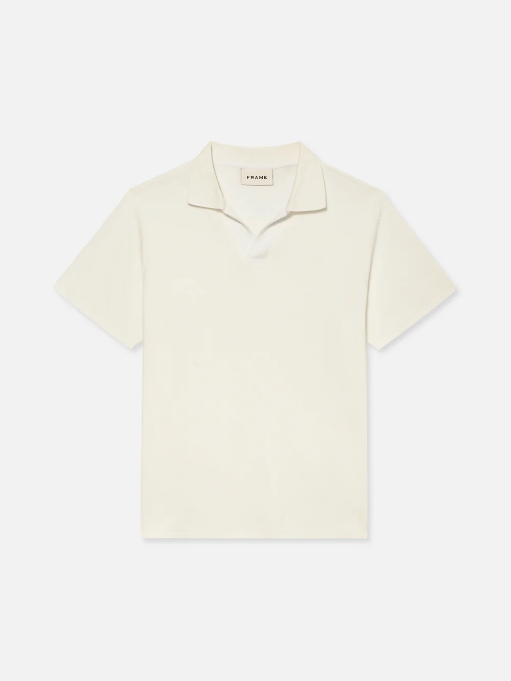 Jacquard Polo -- Off White