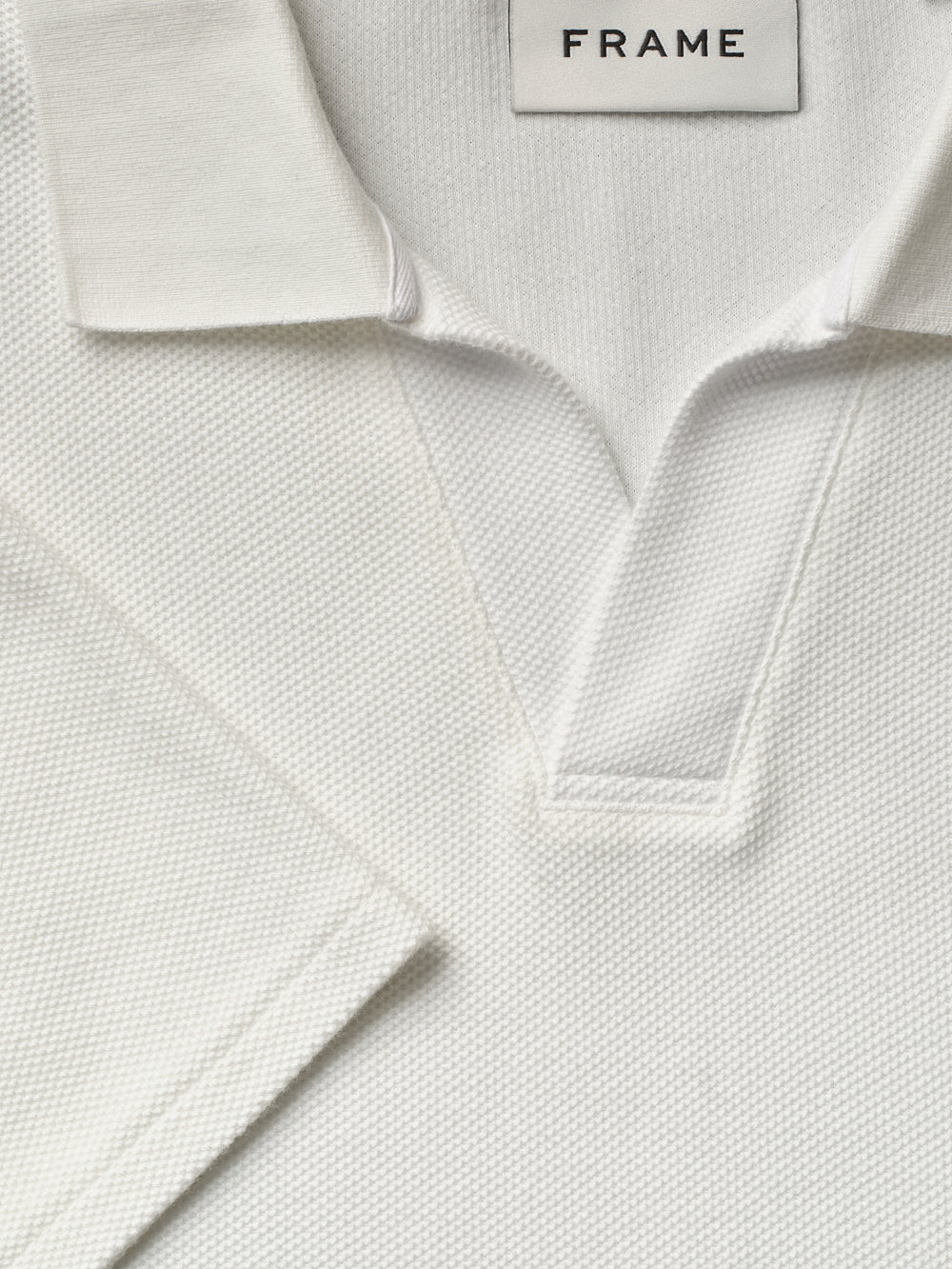 Jacquard Polo -- Off White