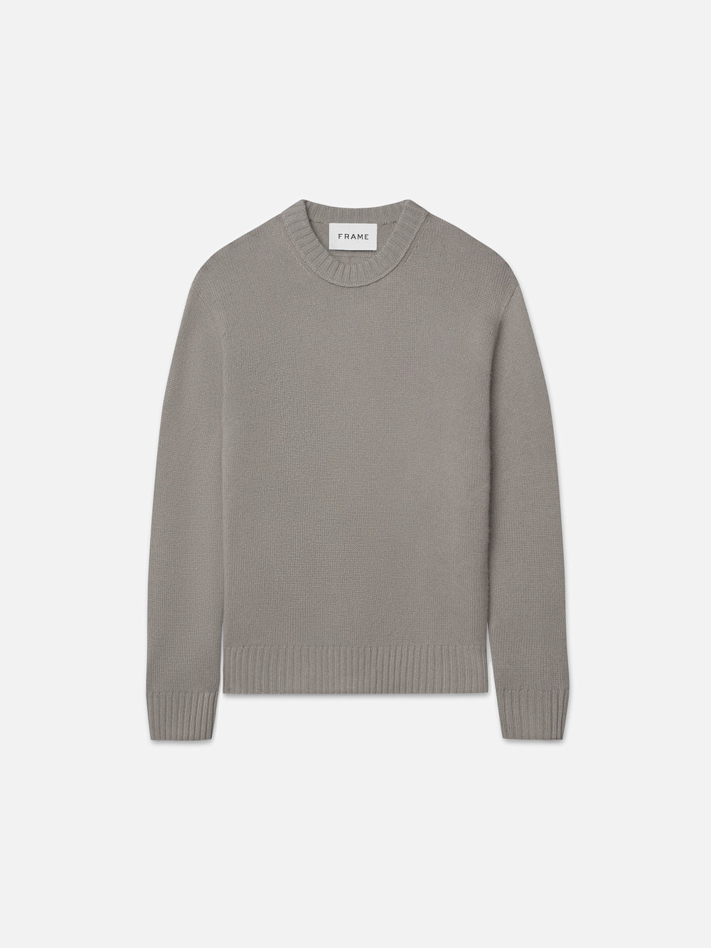The Cashmere Crewneck Sweater -- Stone Beige