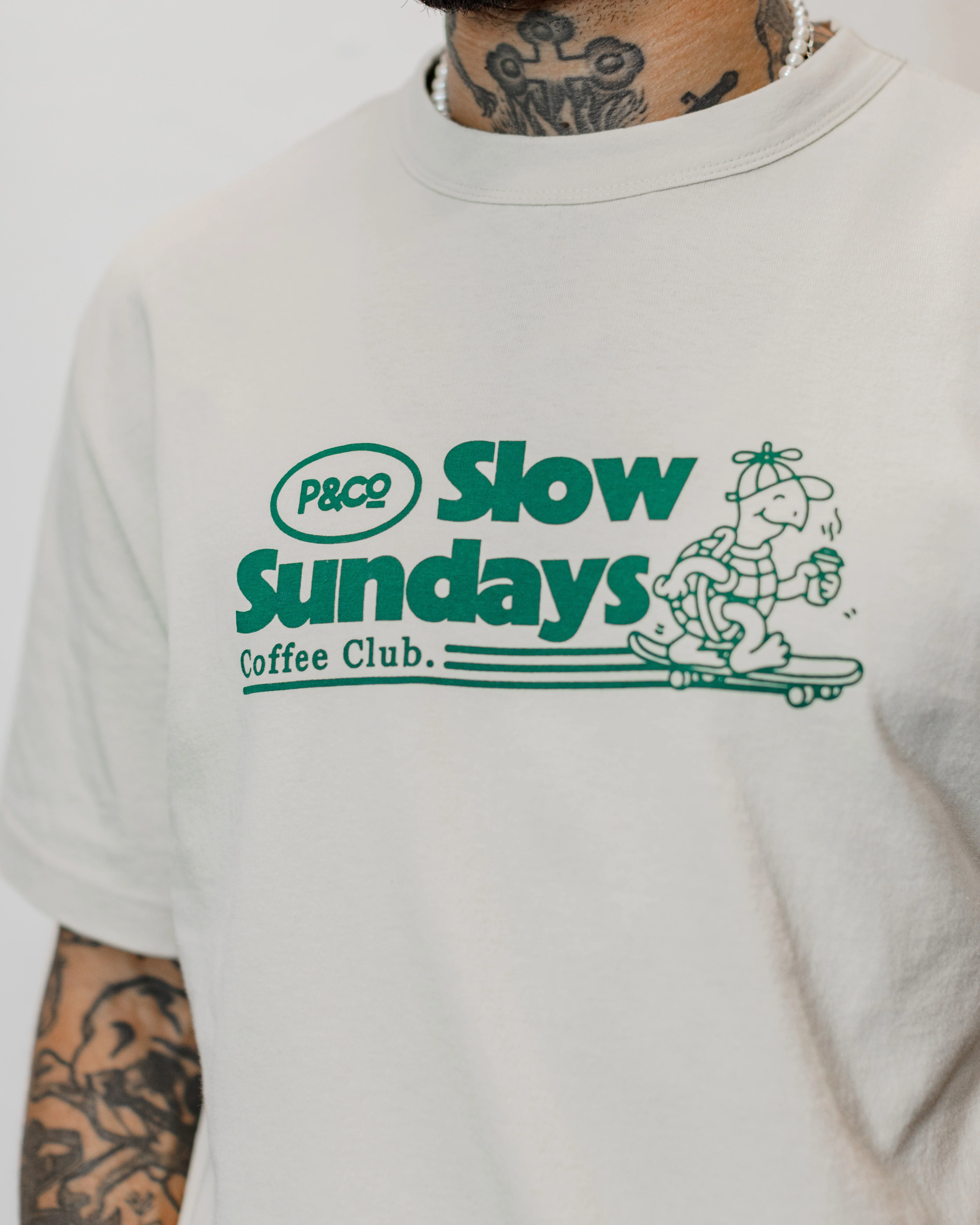 Slow Sundays Vol. 2 T-Shirt - Bone