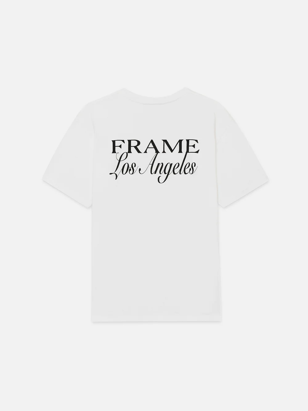 FRAME LA Double Logo Tee -- White