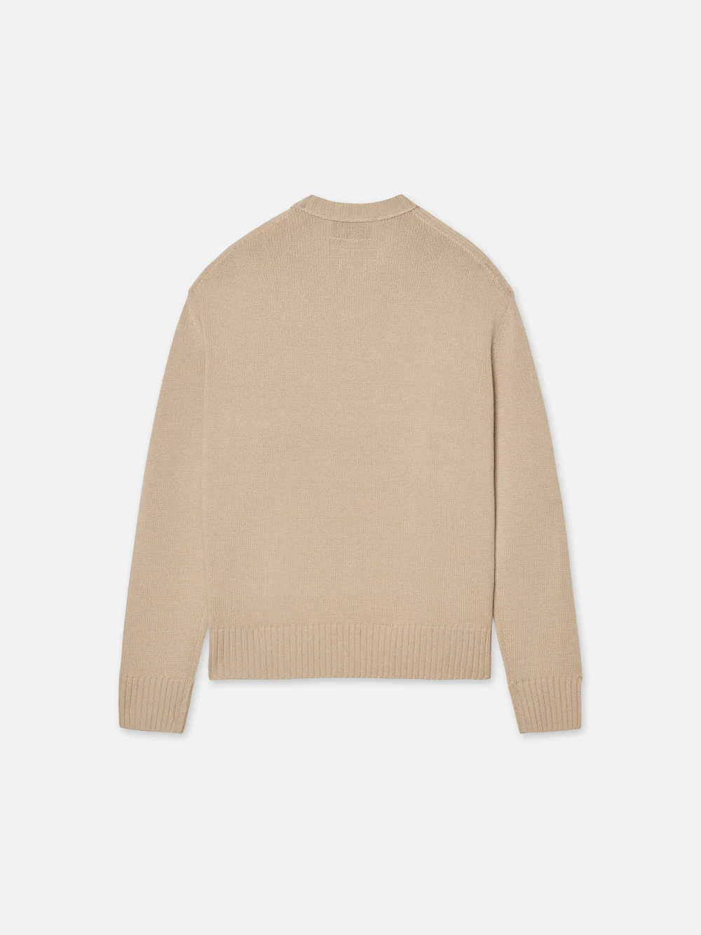 The Cashmere Crewneck Sweater -- Sand Beige