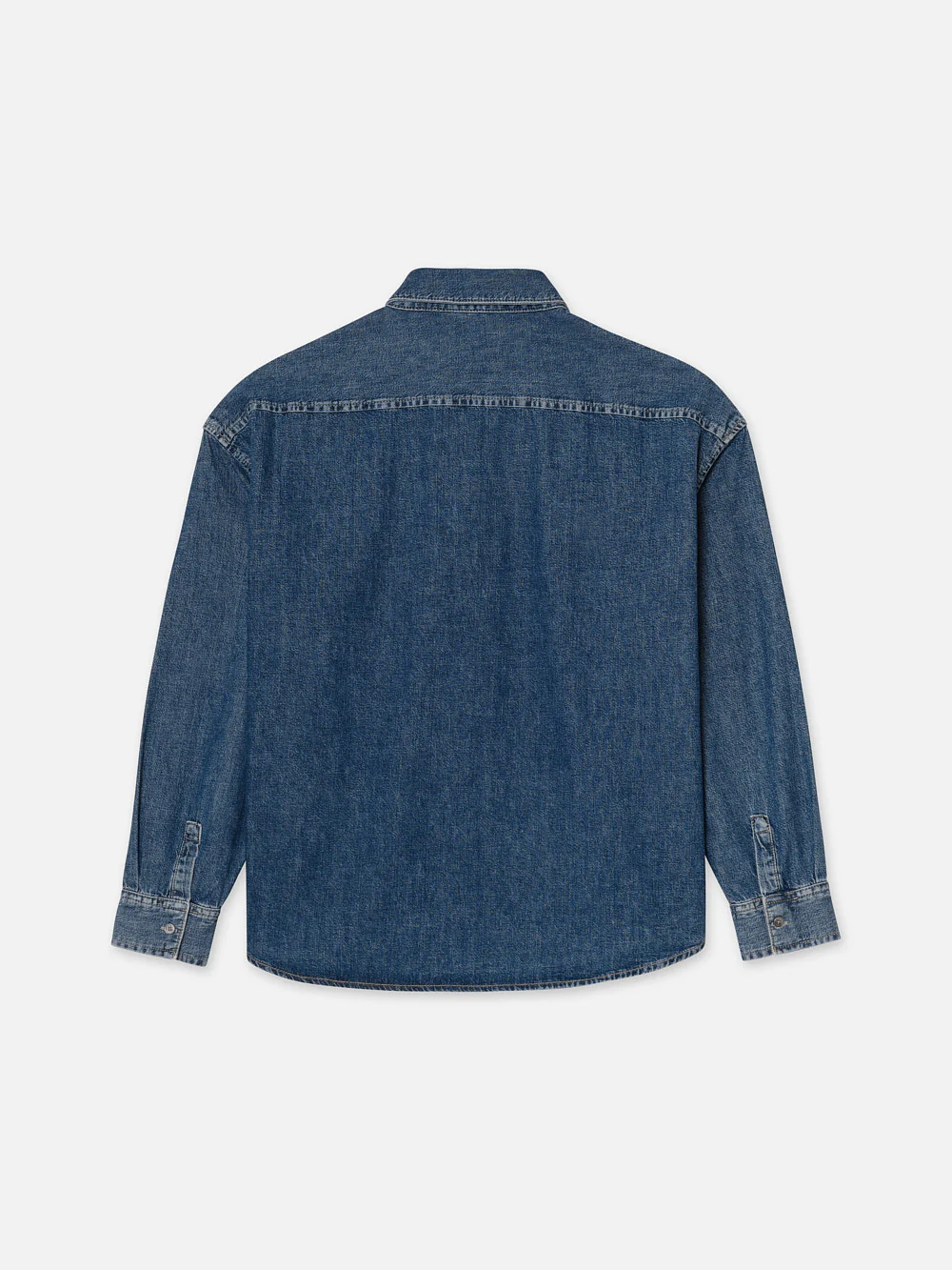 Relaxed Denim Shirt -- Dark Ocean