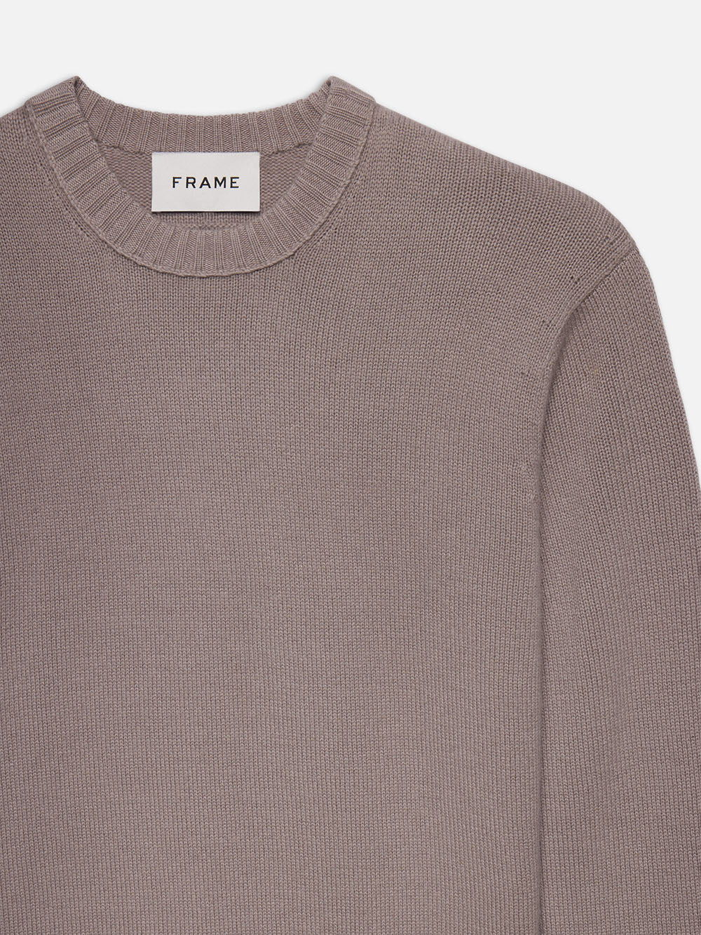 The Cashmere Crewneck Sweater -- Soft Lavender