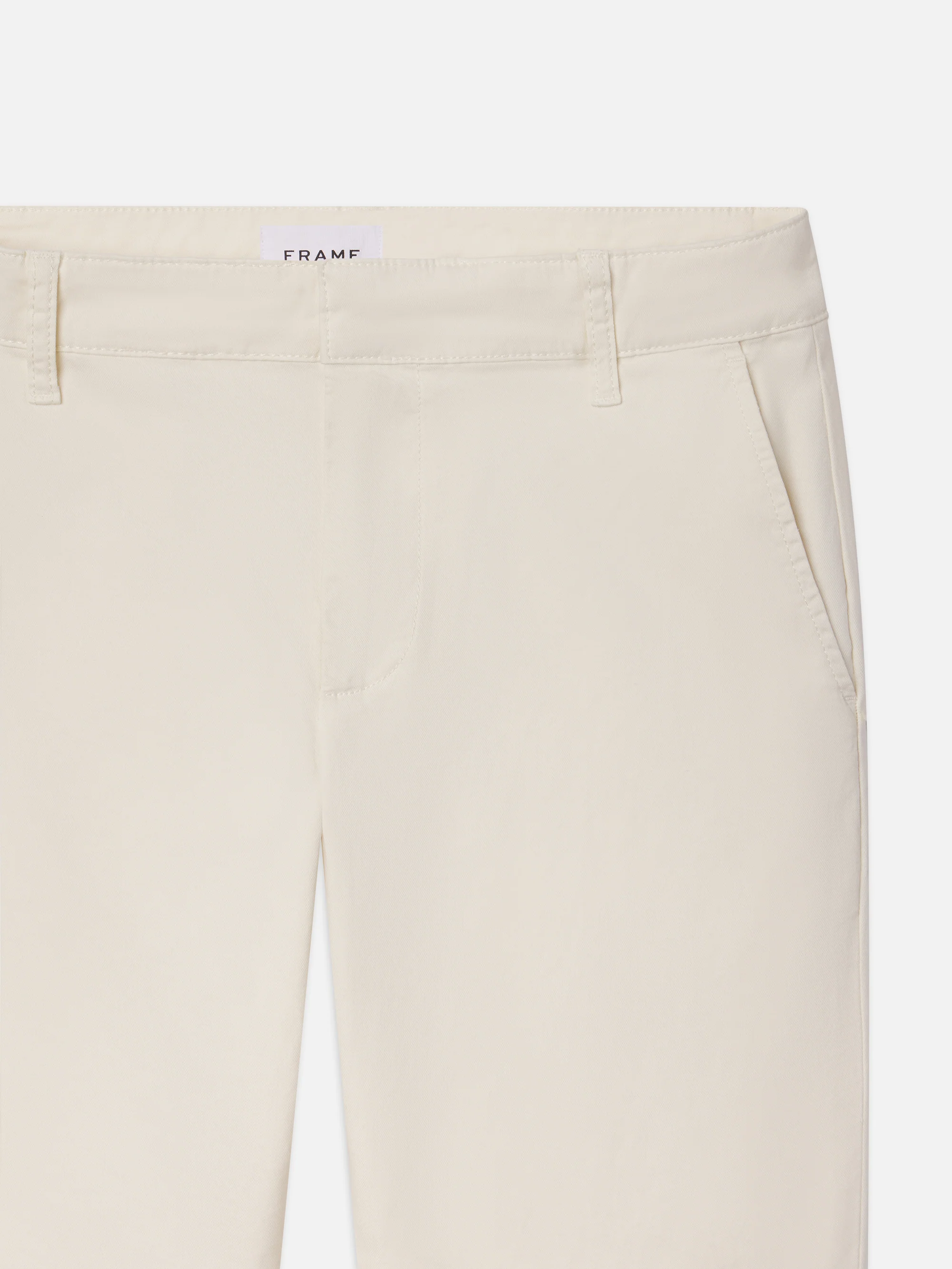 Slim Chino -- White Canvas