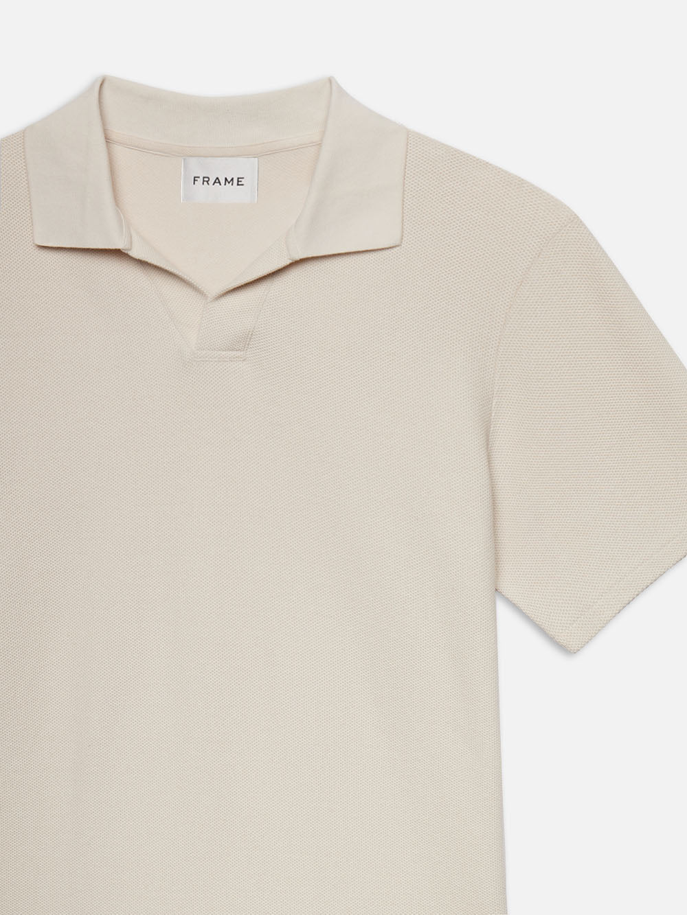 Jacquard Polo -- Natural