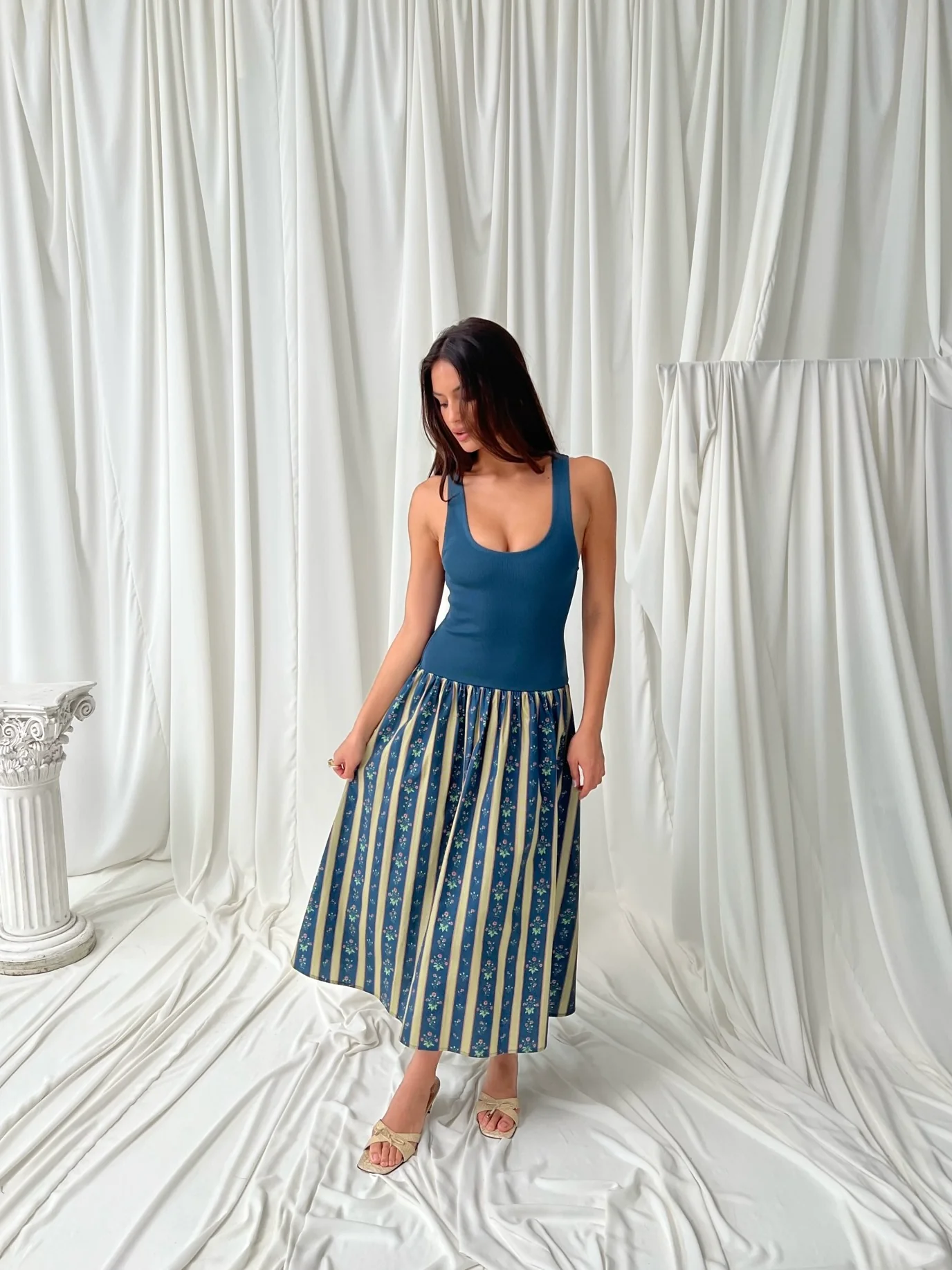 Scoop Tank Midi Dress