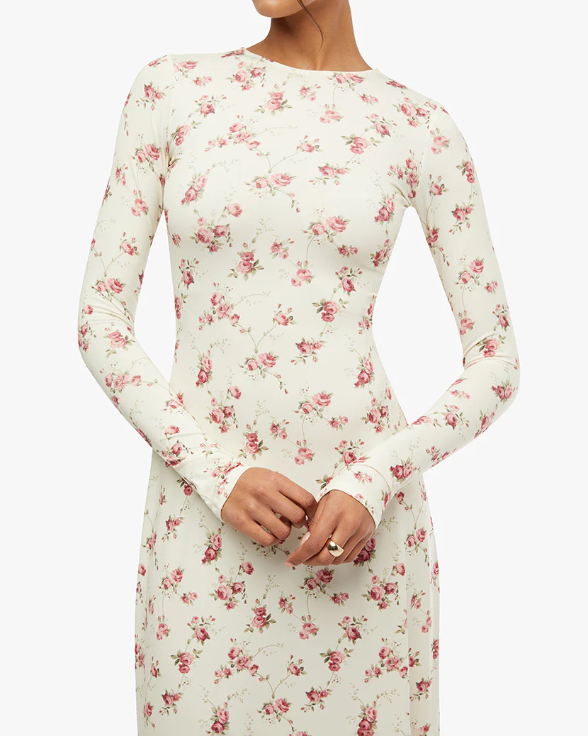 Open Back Midi Dress