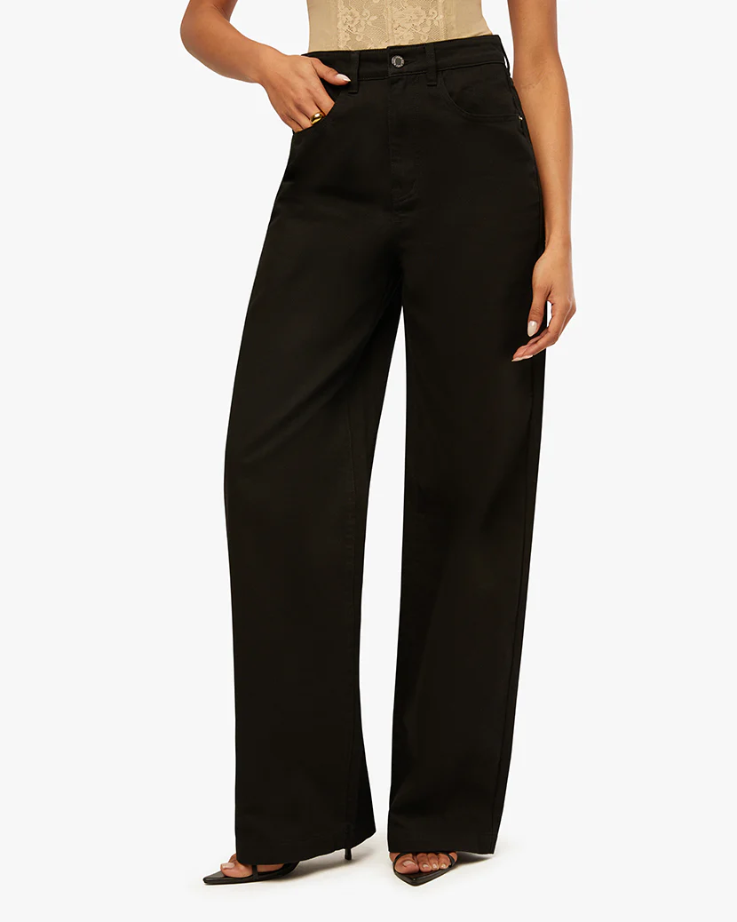 Wide Leg Denim Pant
