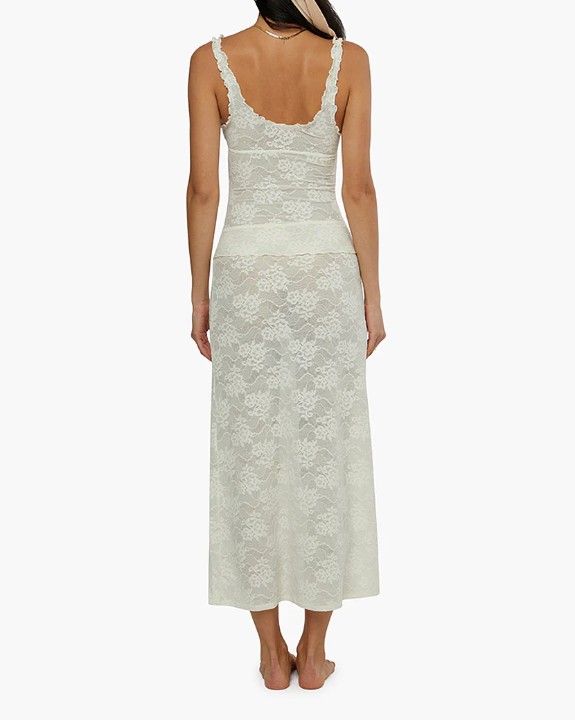 Lace Midi Skirt