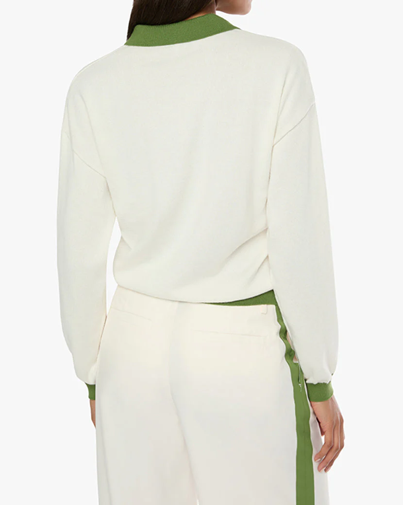 Oversized Long Sleeve Polo