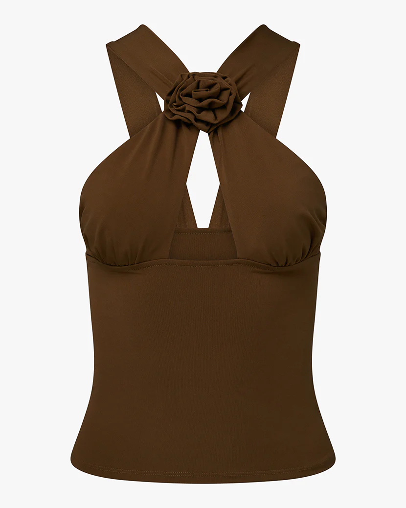 Rose Halter Top